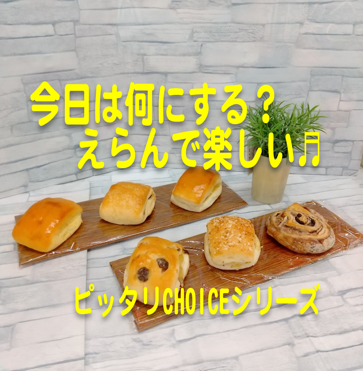 選んで楽しい♪『ピッタリCHOICE』4個入りパンシリーズ｜ブログ｜刈羽